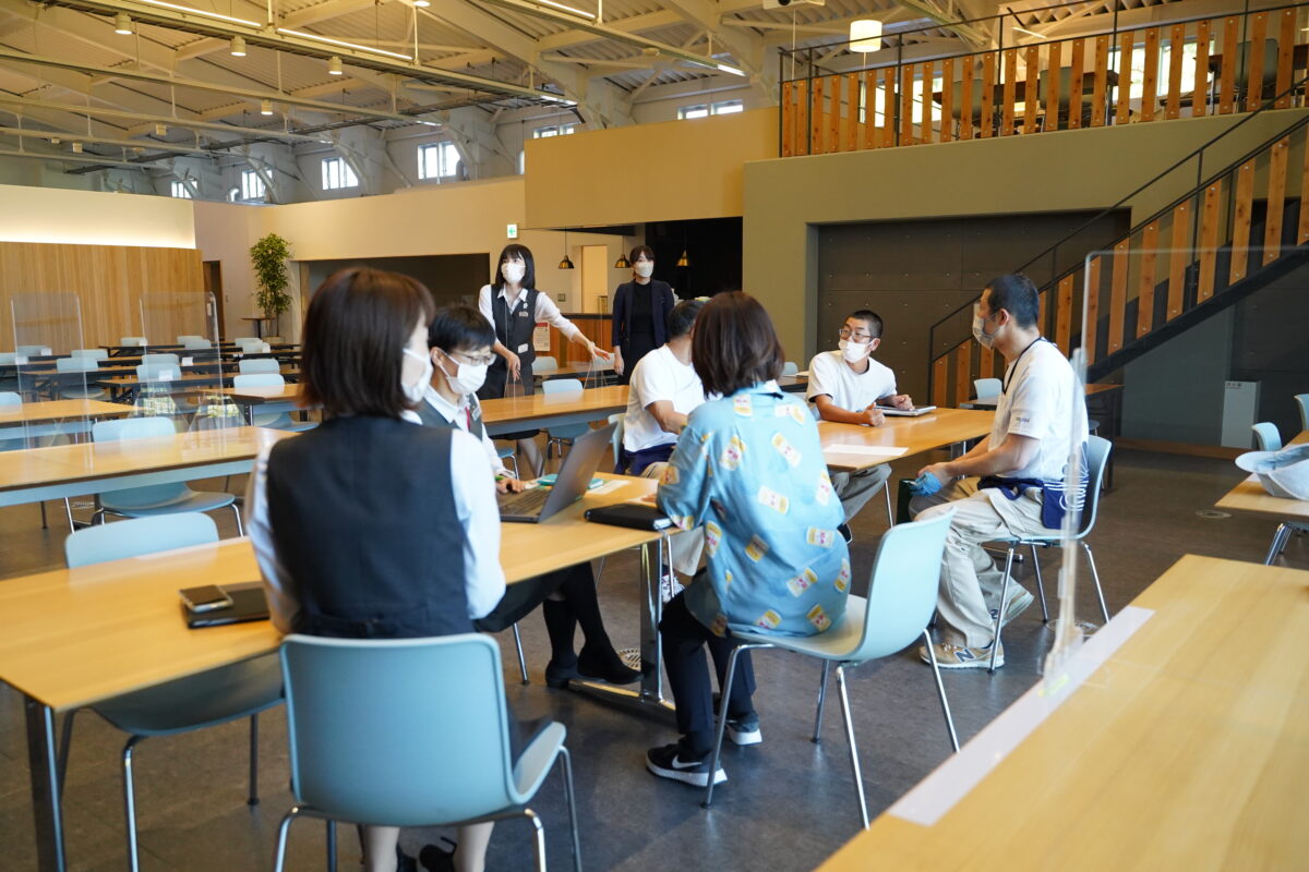 全社員が集い、憩うための空間「菊水スペース 踊り」のロケハン風景